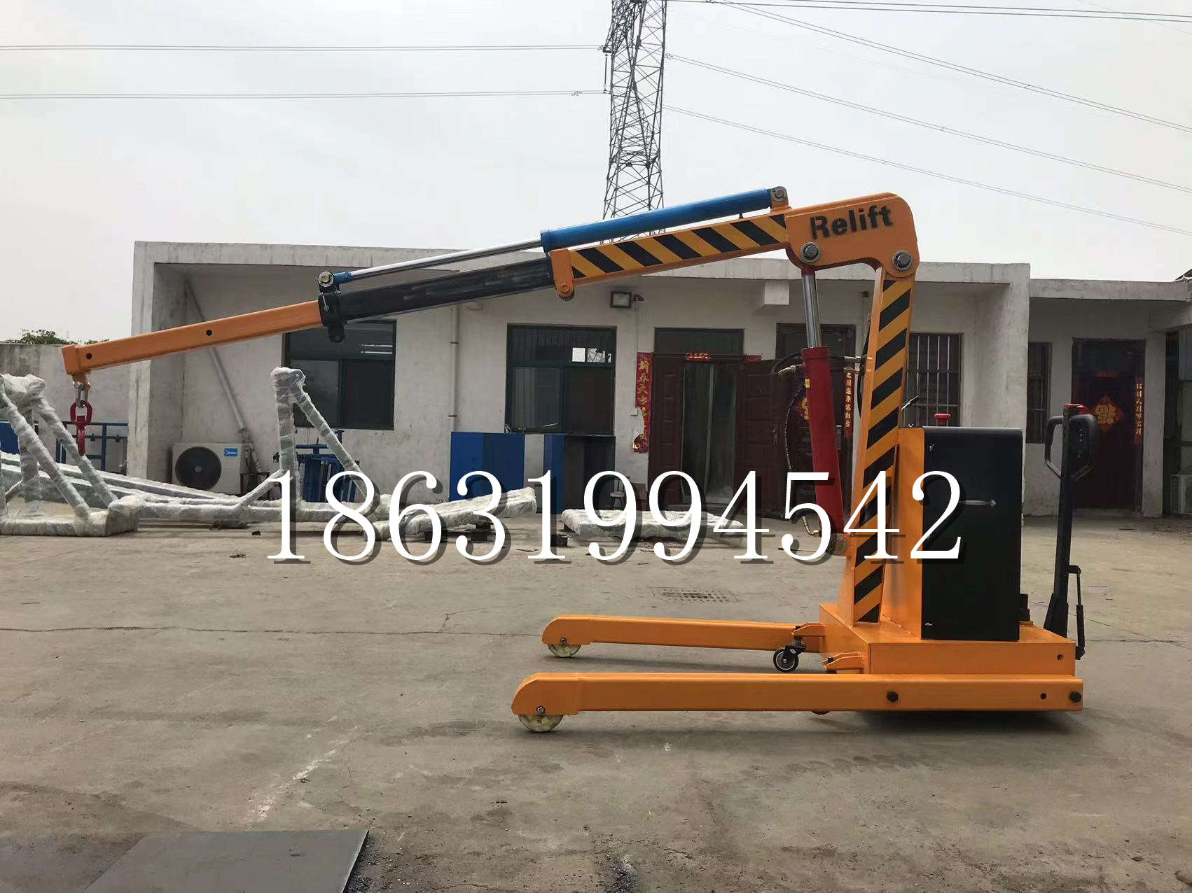 来义乡久征定做3吨三轮随车吊 农用园林绿化移树吊 平板工程用小吊机