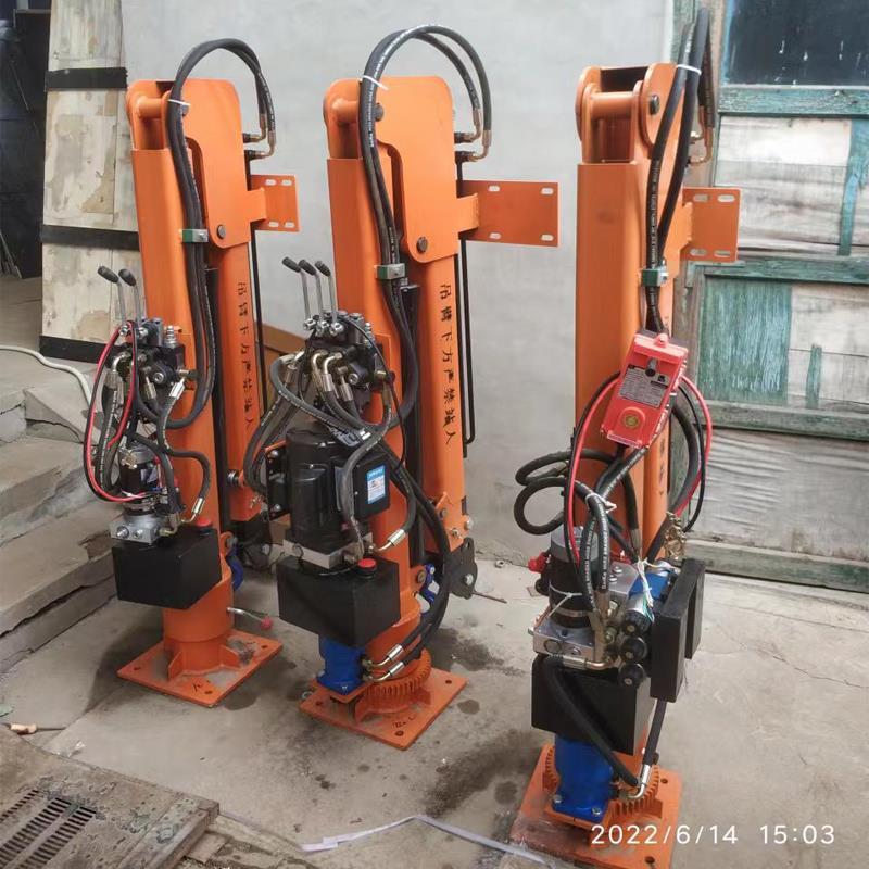 来义乡重汽蓝牌随车吊 3.2吨 国六动力强 液压驱动 农用自卸起重机